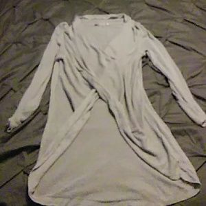 Silver top by Jennifer Lopez